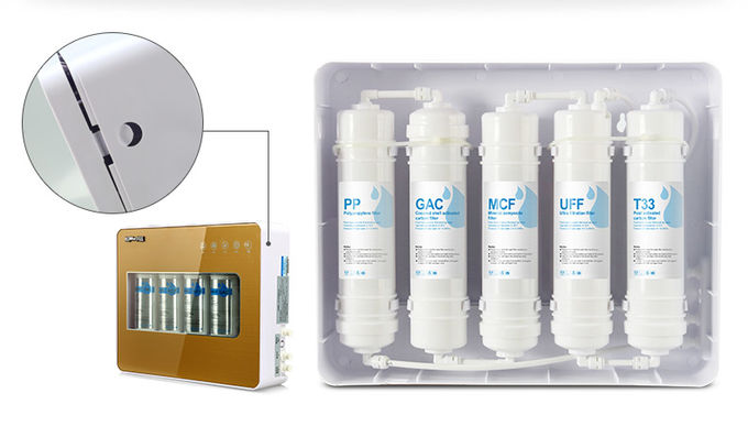 5つの段階のアンダーシンク UFのアルカリ浄水器機械アルカリ浄水器のカートリッジ